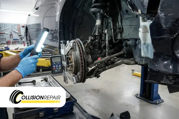 suspension damage after a crash